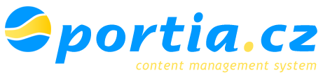 Portia.cz – content management system